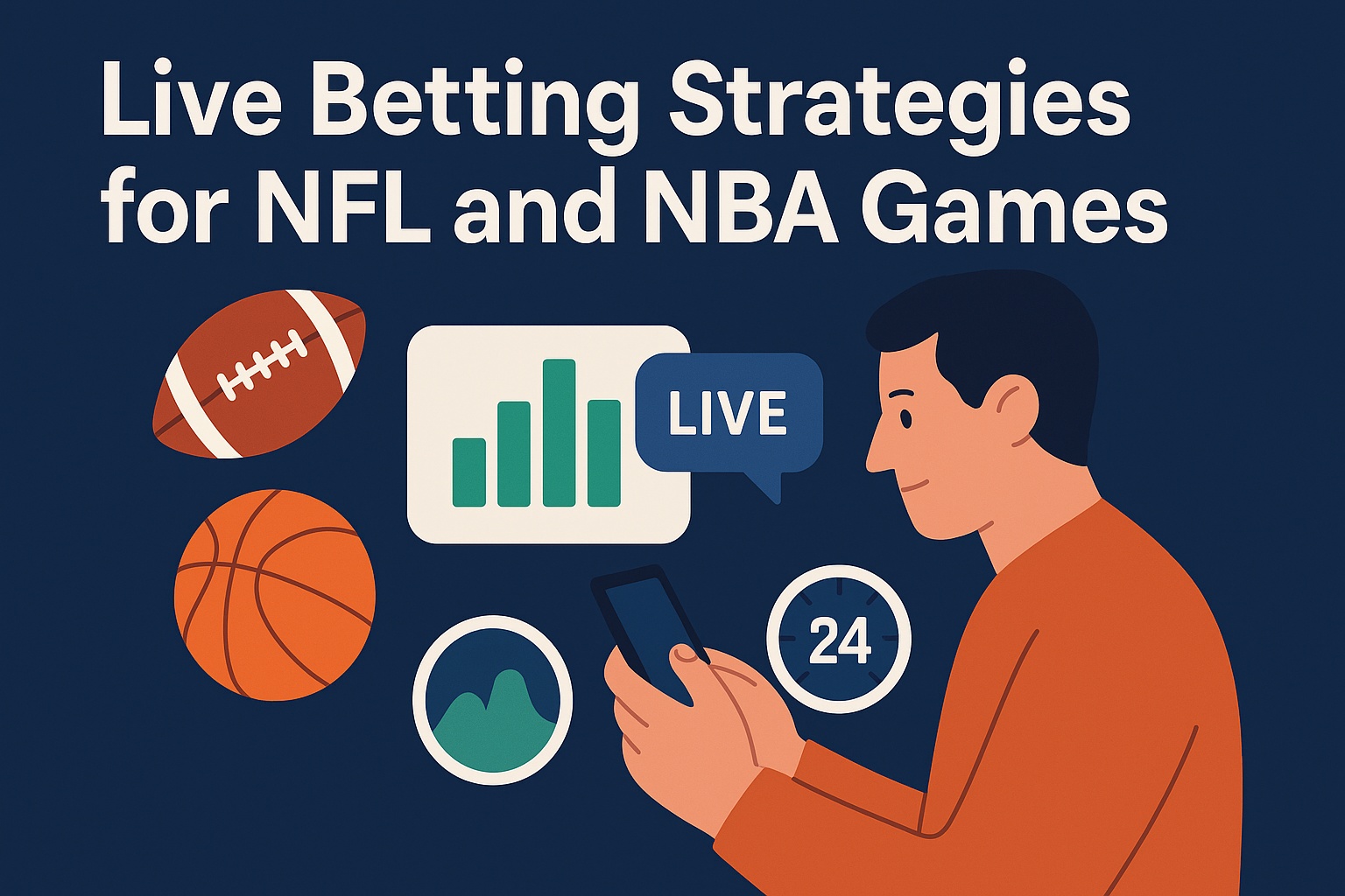 Live Betting Strategies for NFL and NBA Games